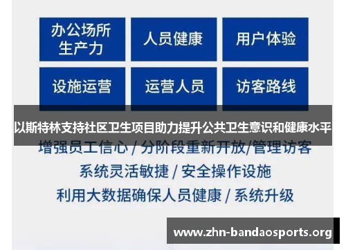 以斯特林支持社区卫生项目助力提升公共卫生意识和健康水平 以斯特林支持社区卫生项目助力提升公共卫生意识和健康水平